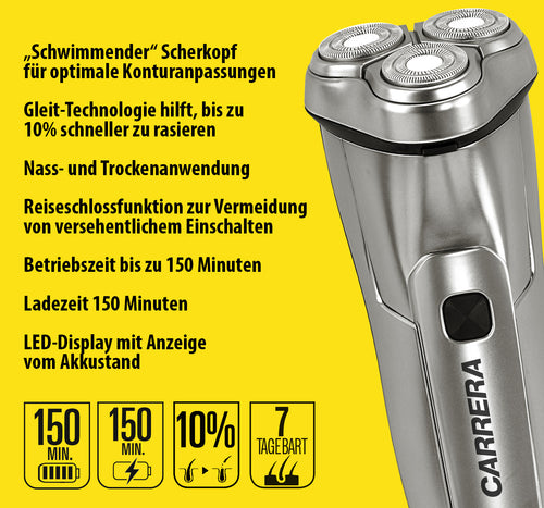 CARRERA Razor Pro Herren Rotationsrasier