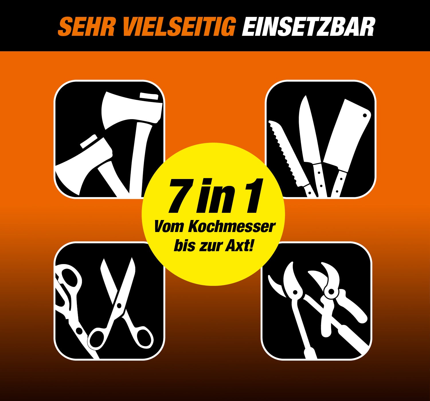 Smart Tool Multiklingenschärfer 7 in 1