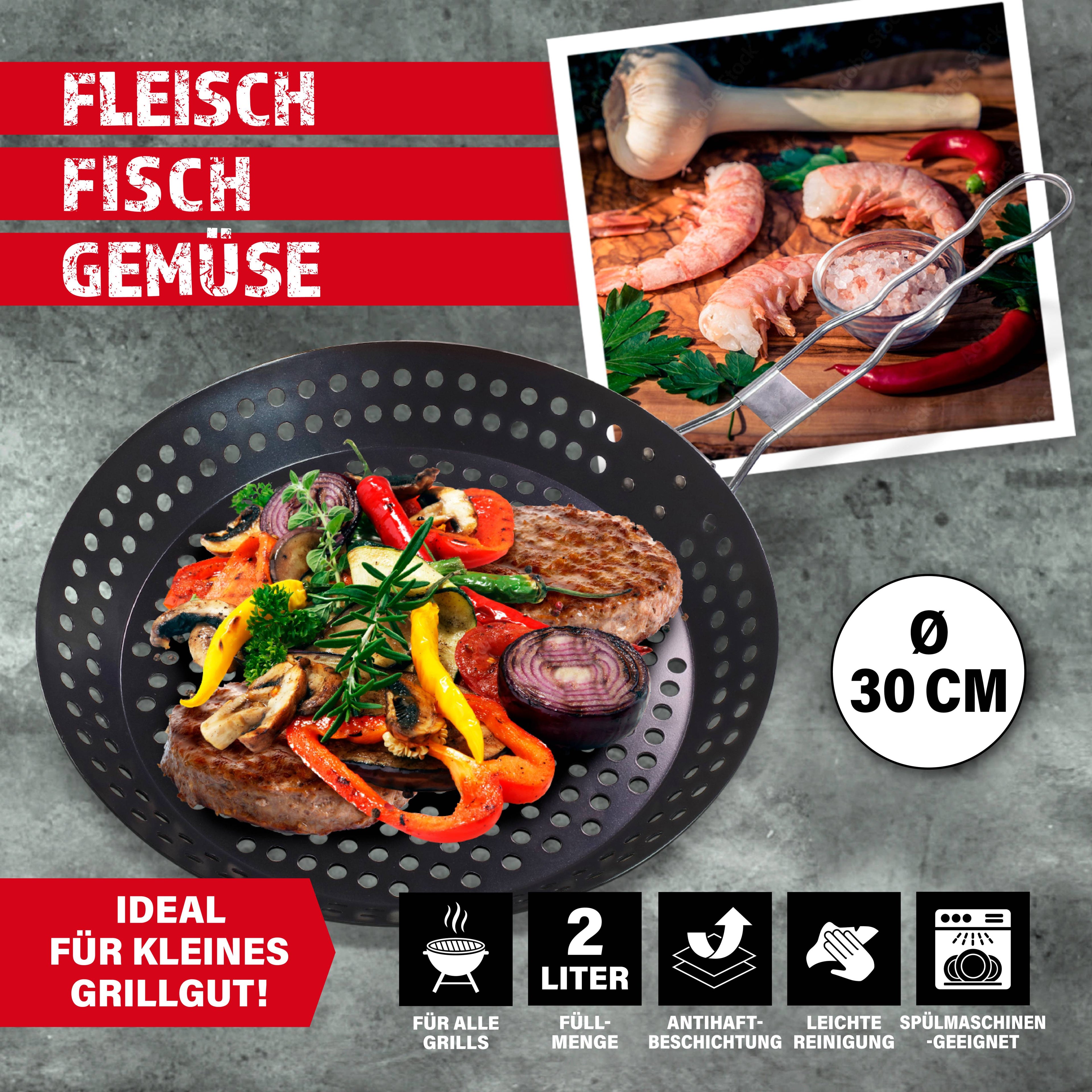 BBQ Boss Grill- und Gemüsepfanne