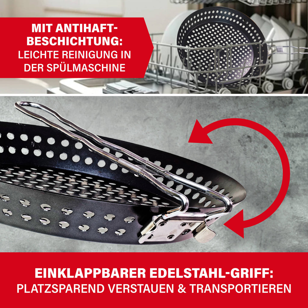 BBQ Boss Grill- und Gemüsepfanne