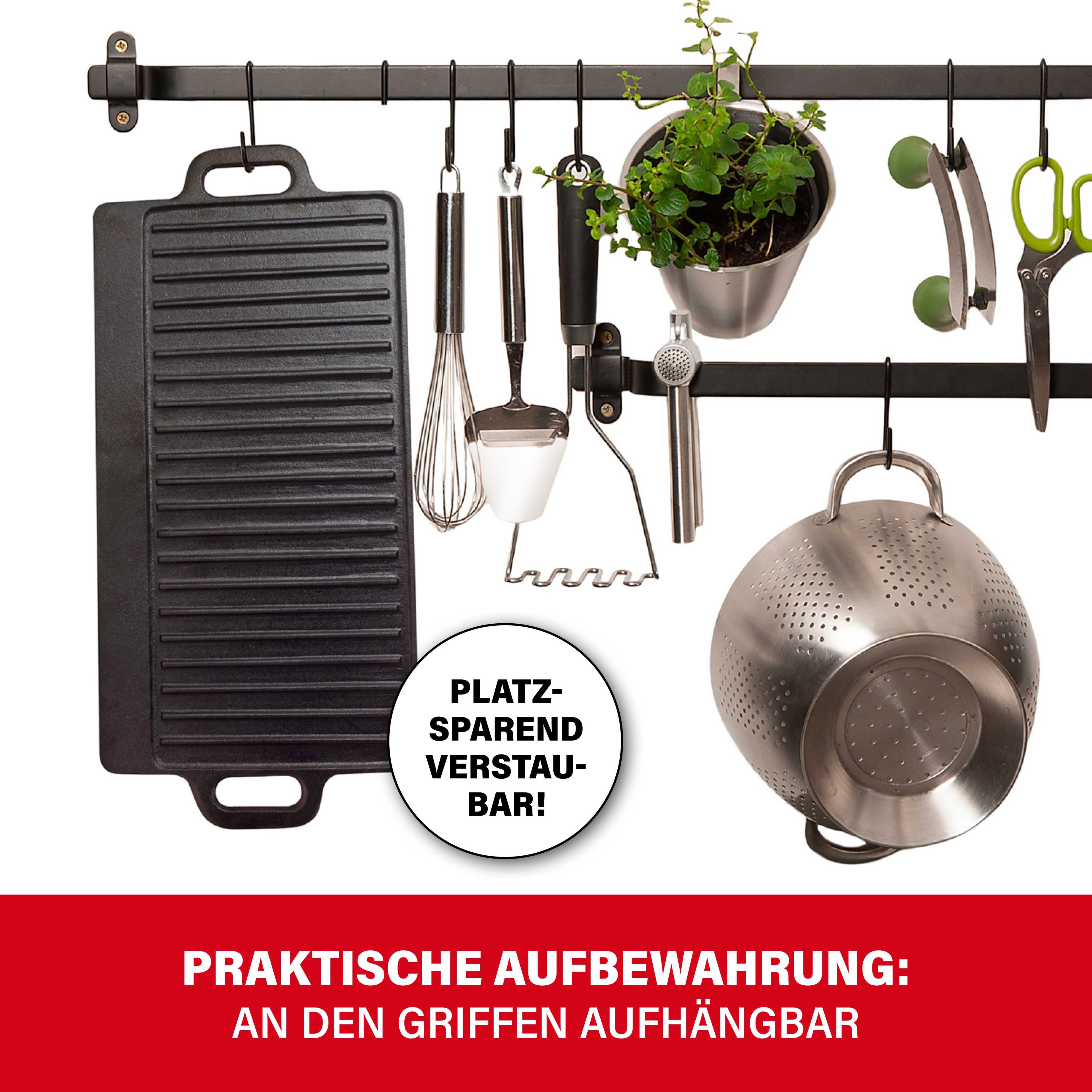 BBQ Boss Gusseisen Grillplatte 2 in 1