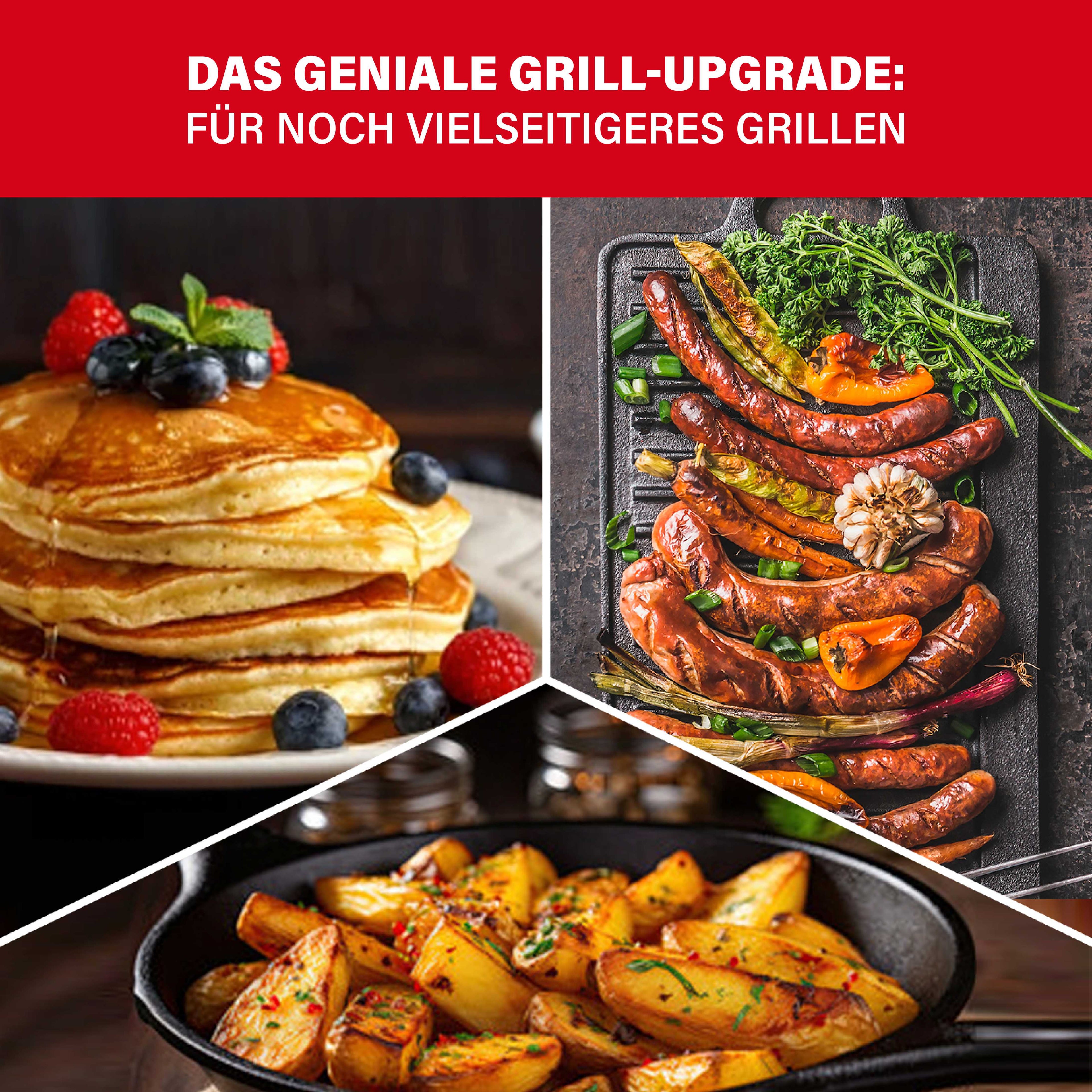 BBQ Boss Gusseisen Grillplatte 2 in 1