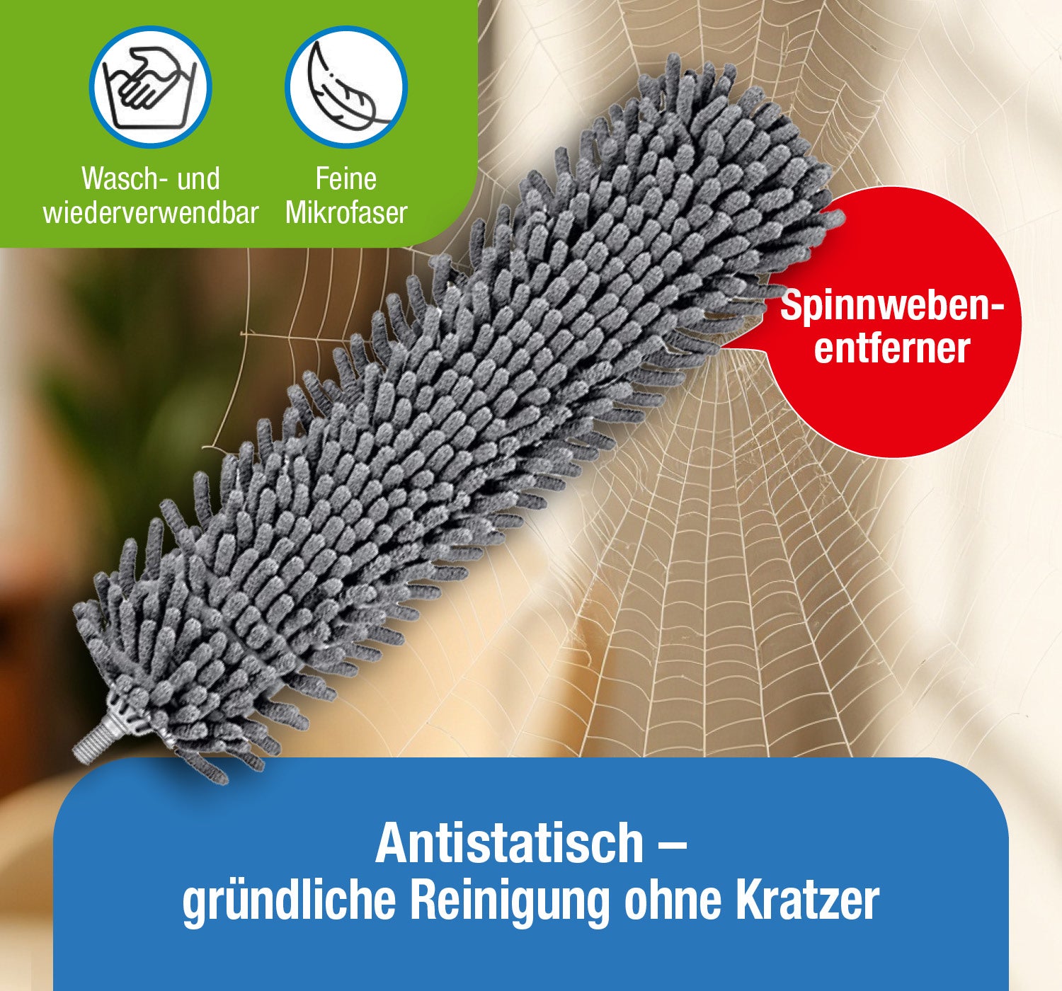Clever Clean Teleskop-Staubwedel 5-tlg
