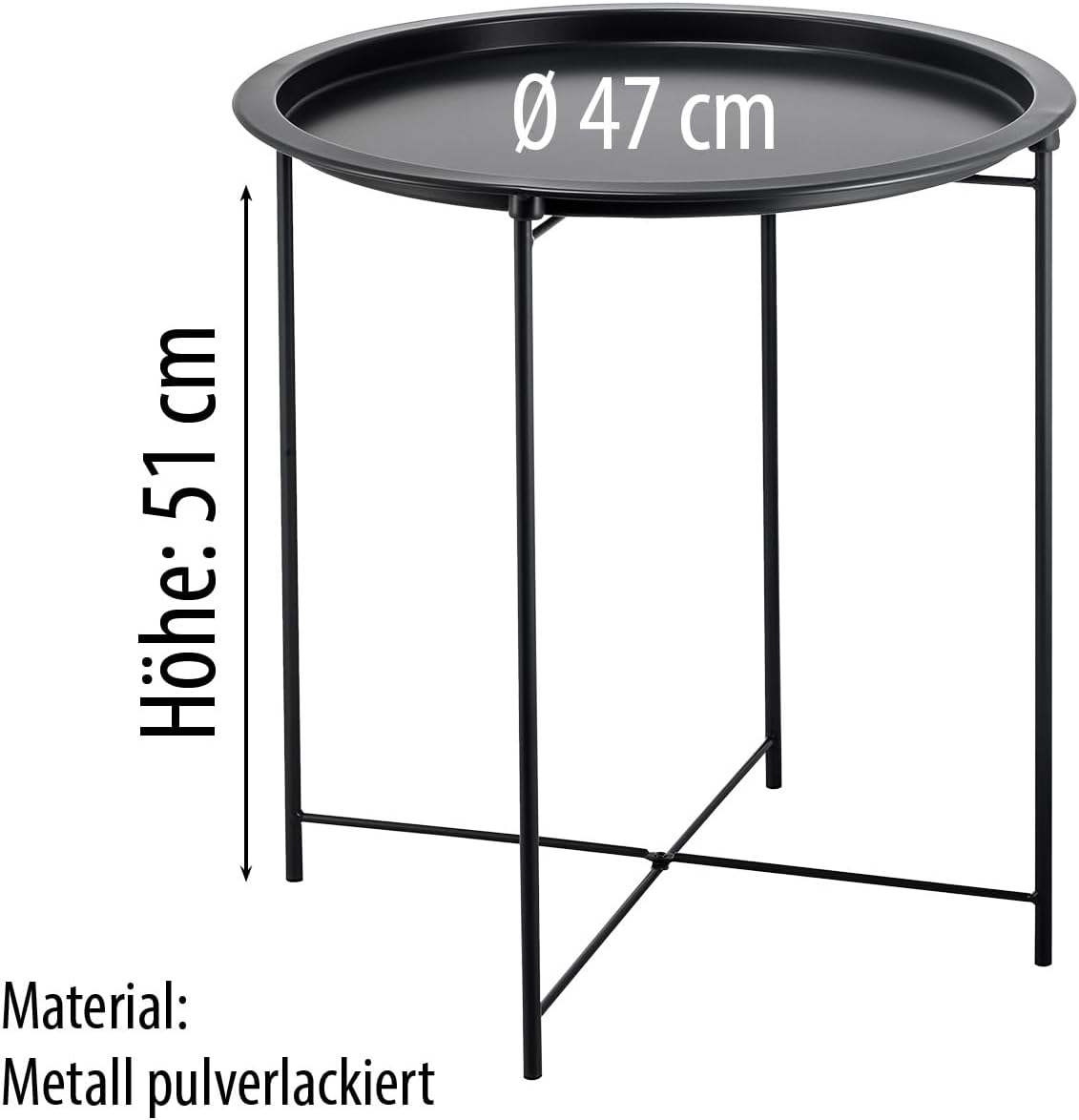Beistelltisch klein, rund