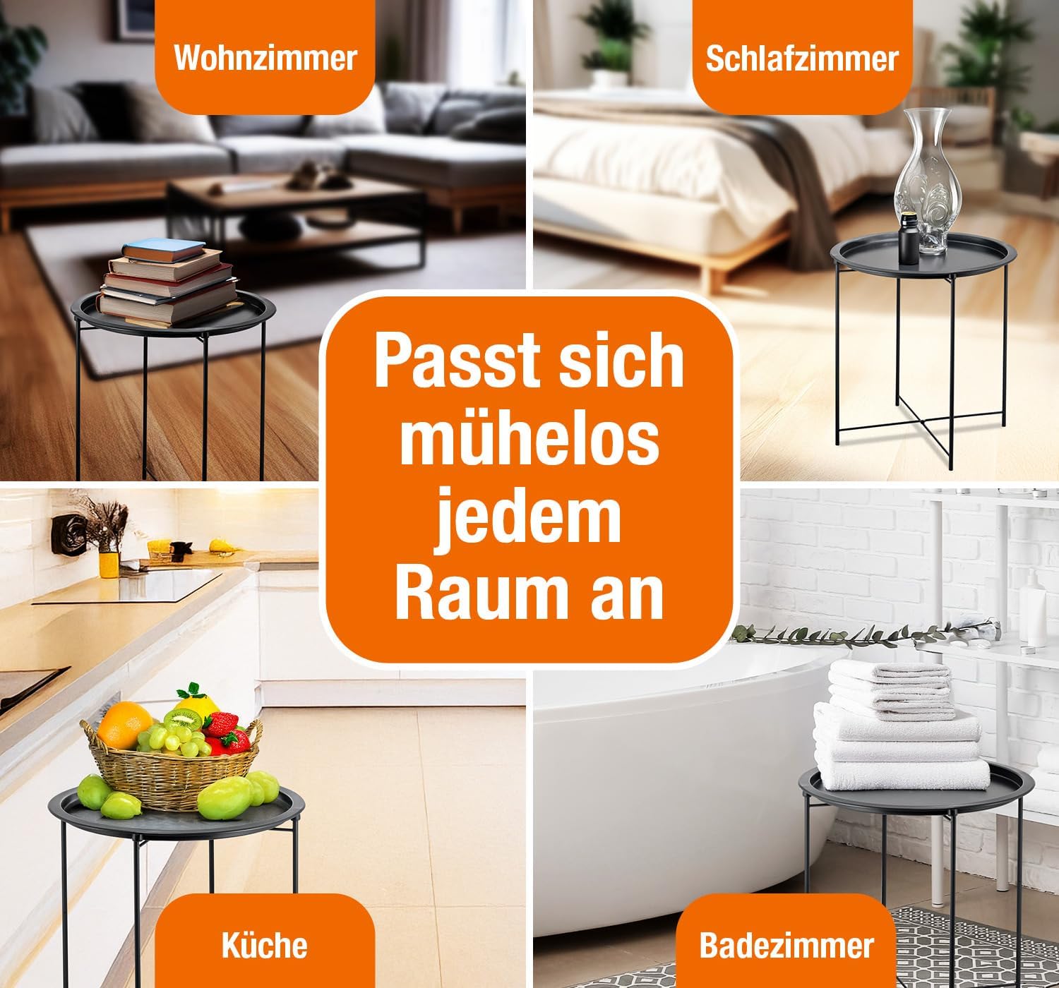 Beistelltisch klein, rund