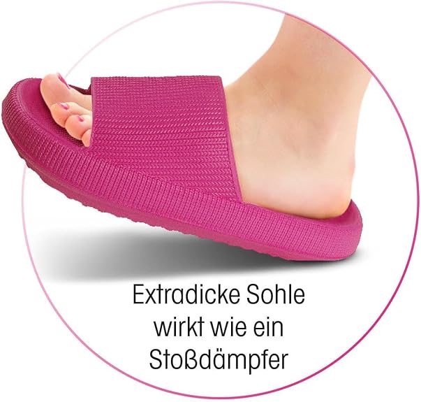 Relax Vital Wolken Slipper, beere, Größe 38, Polybag / Hang Tag