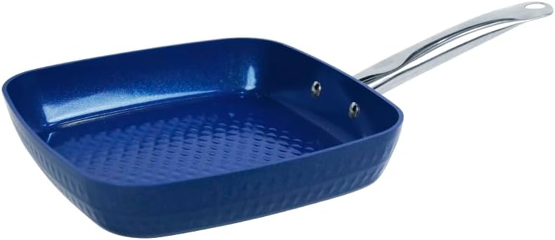 Ceraflon Prestige Diamant Antihaft-XXL Viereckpfanne flach 28cm, blau