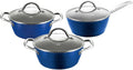 Ceraflon Prestige Diamant Antihaft - Kochtopf-Set 6-tlg., blau