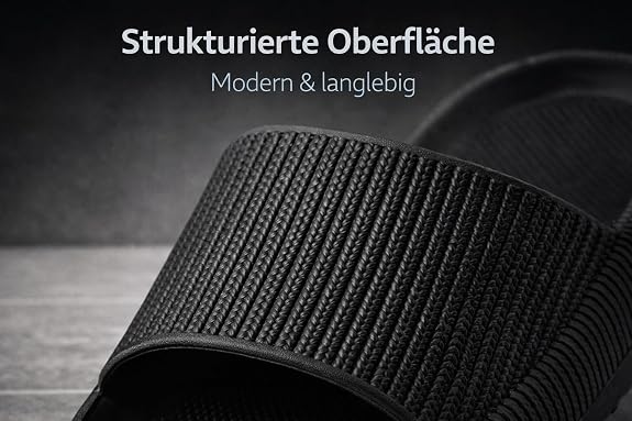 Relax Vital Wolken Slipper, schwarz, Größe 43, Polybag / Hang Tag