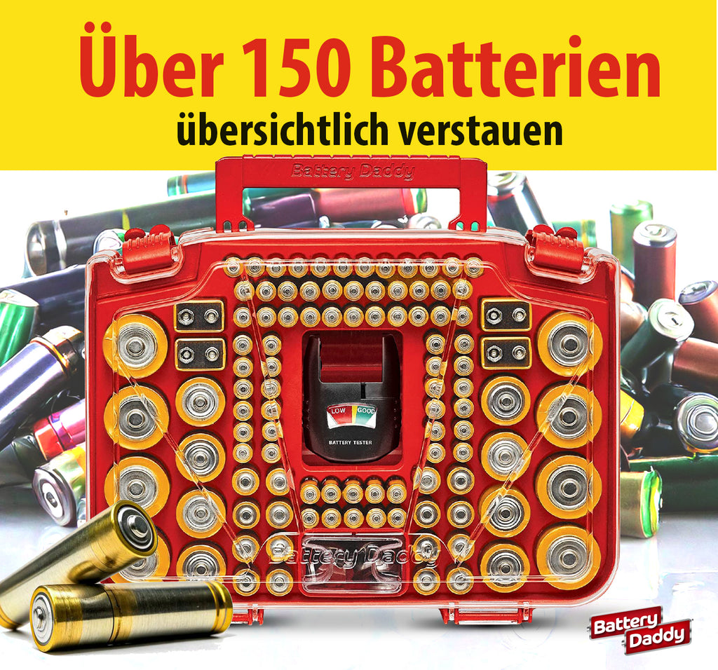 Telewelt Battery Daddy für 150 Batterien